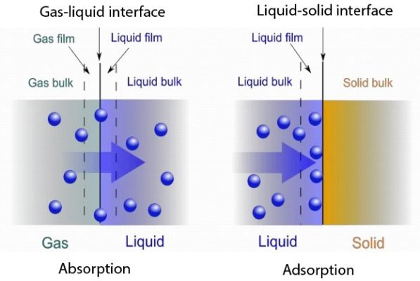 Absorption vs Adsorption